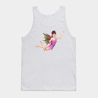 Hello world elf fairy faerie flying with dragon wings Tank Top